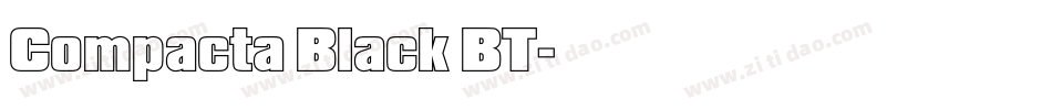 Compacta Black BT字体转换